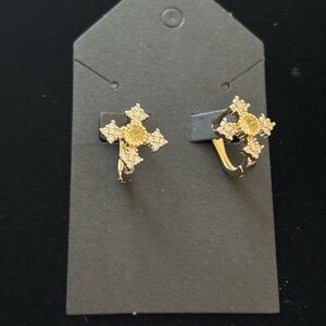 Gold plated earrings